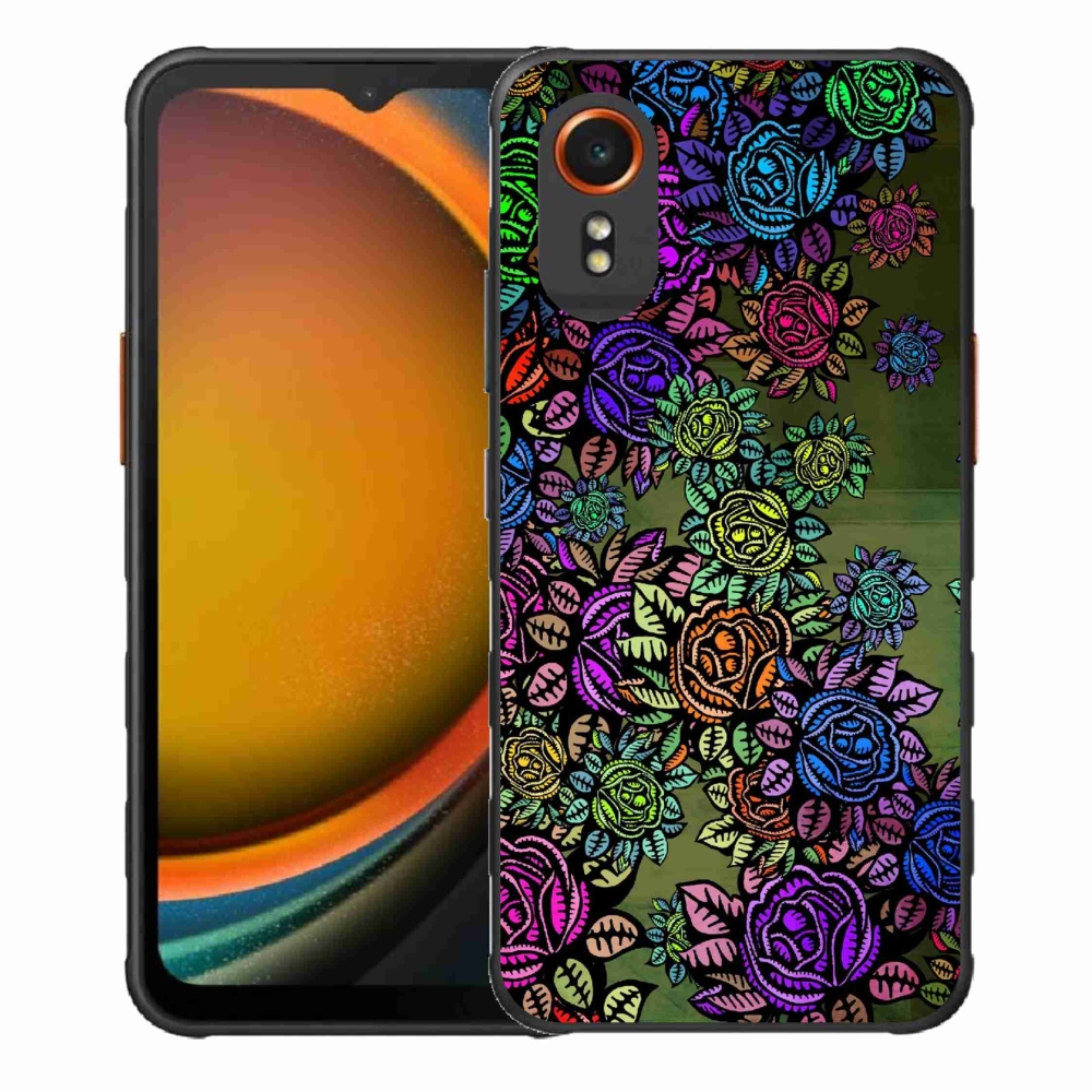 Gél borító mmCase Samsung Galaxy Xcover 7 - virágok 6