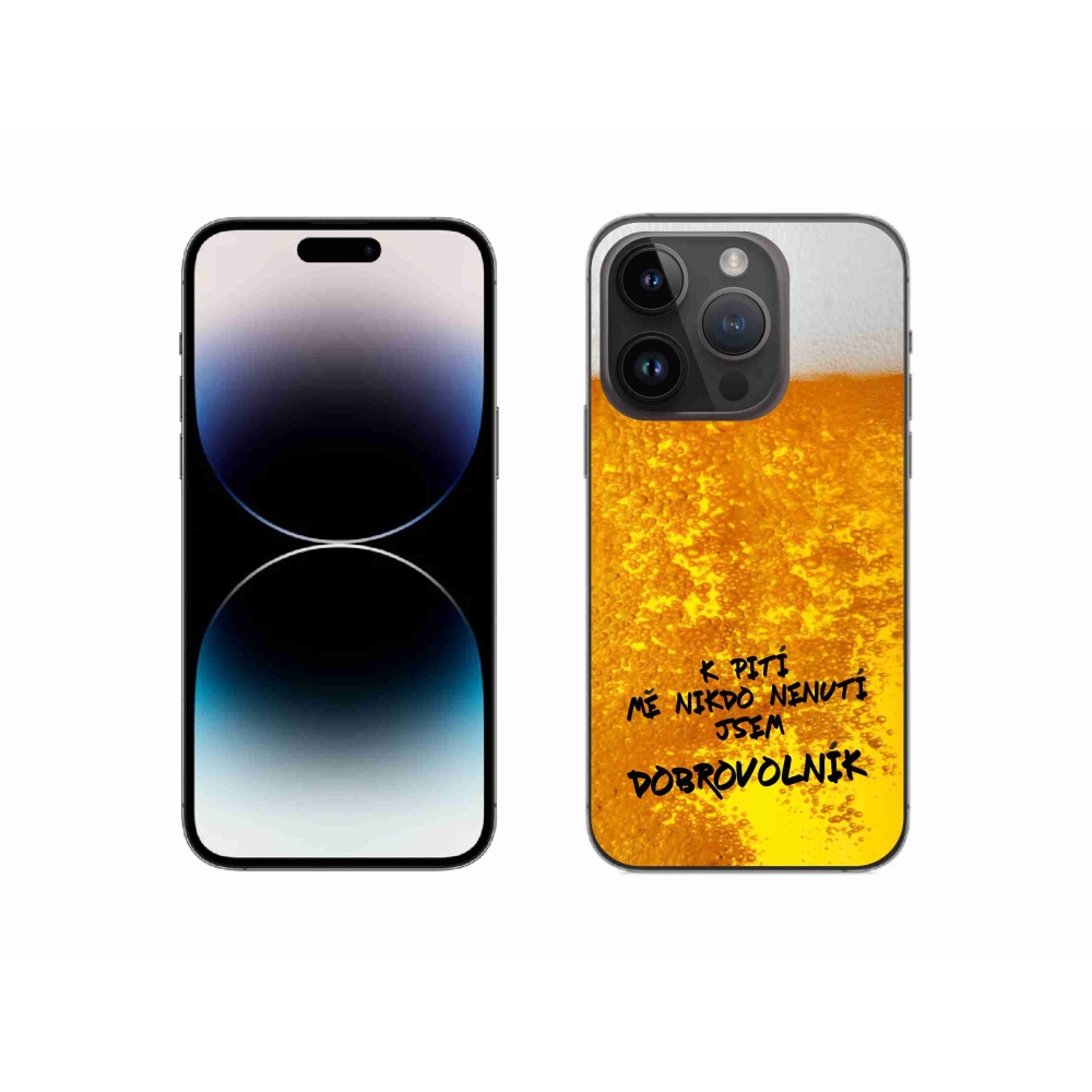 Zselés borítás mmCase iPhone 14 Pro 6.1 - sör motívum 4