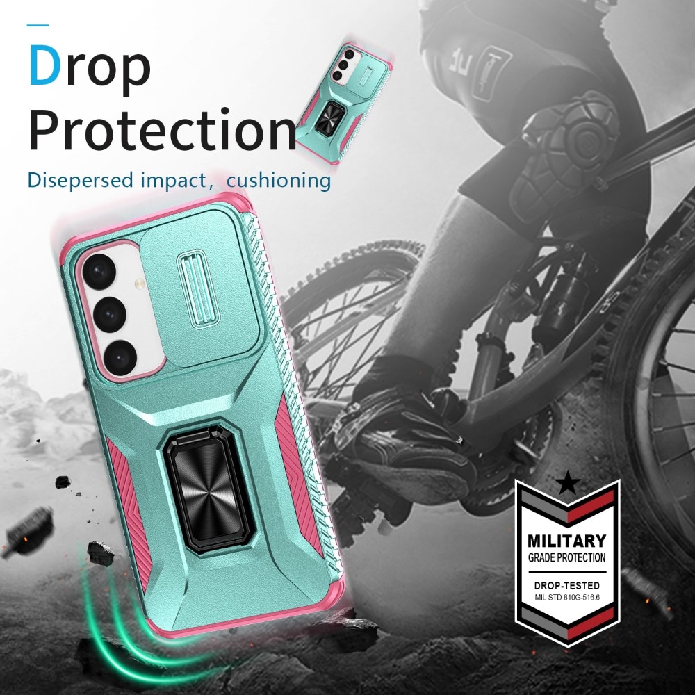 Csúszásálló borító Samsung Galaxy S24+/S25+ készülékhez - teal/pink