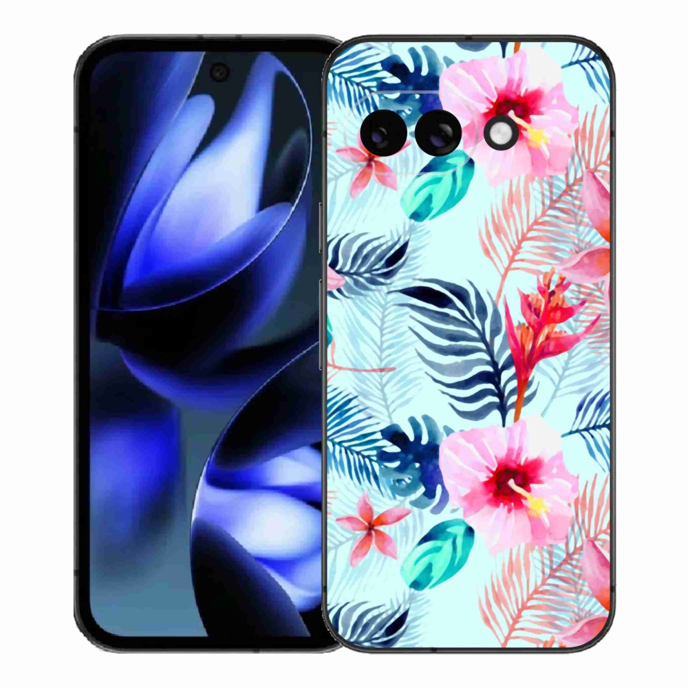 Gél borítás mmCase a Google Pixel 9a készülékhez - virágok