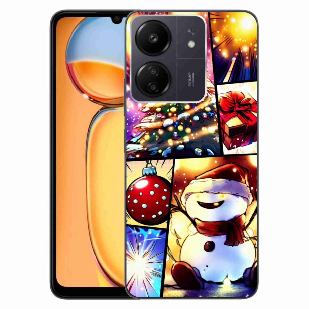 Gél borítás mmCase a Xiaomi Poco C65/Redmi 13C számára - karácsonyi motívumok 1