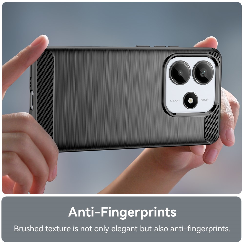 Szénálló zselés tok Xiaomi Redmi Note 14 5G - fekete