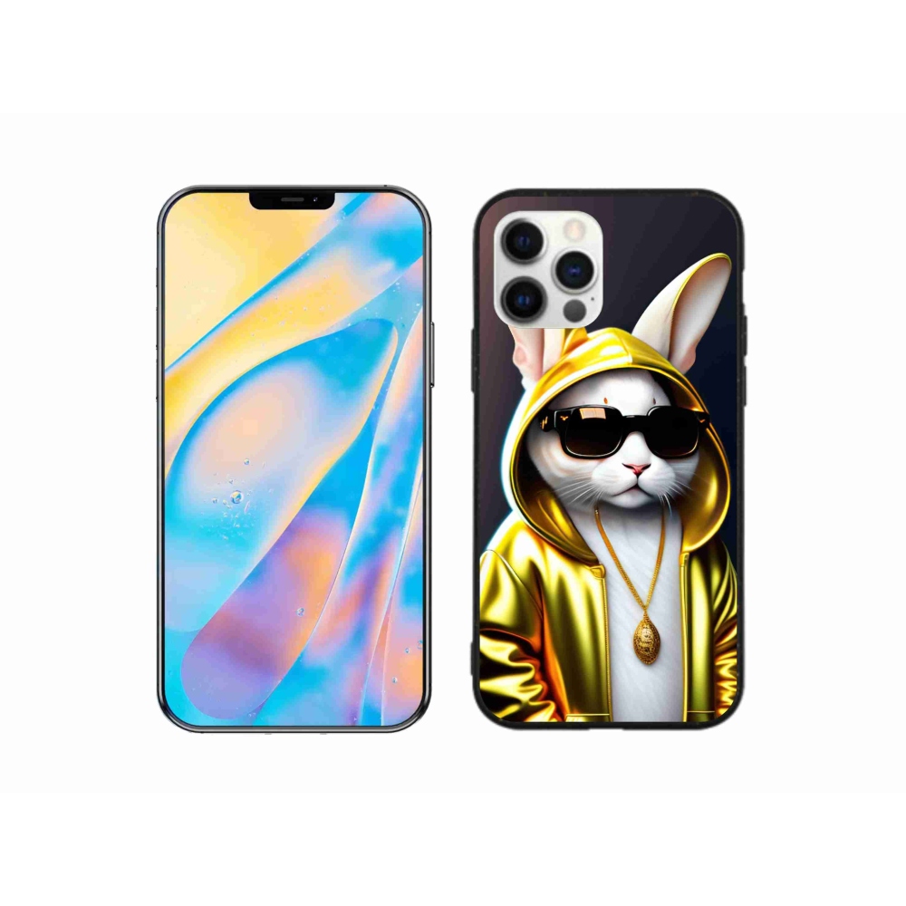 Zselés borítás mmCase iPhone 12 Pro készülékhez - cat boss