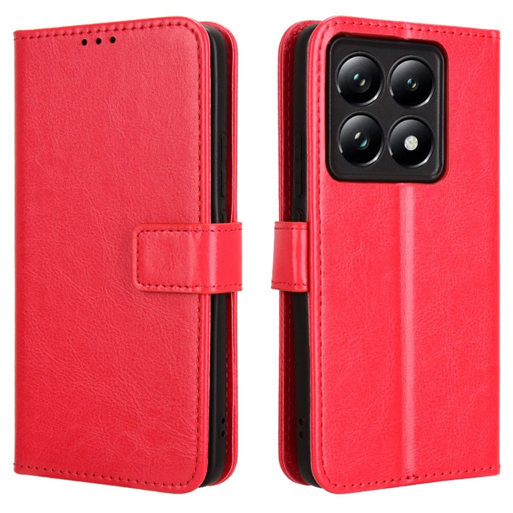 Őrült könyv tok a Xiaomi 14T Pro-hoz - piros