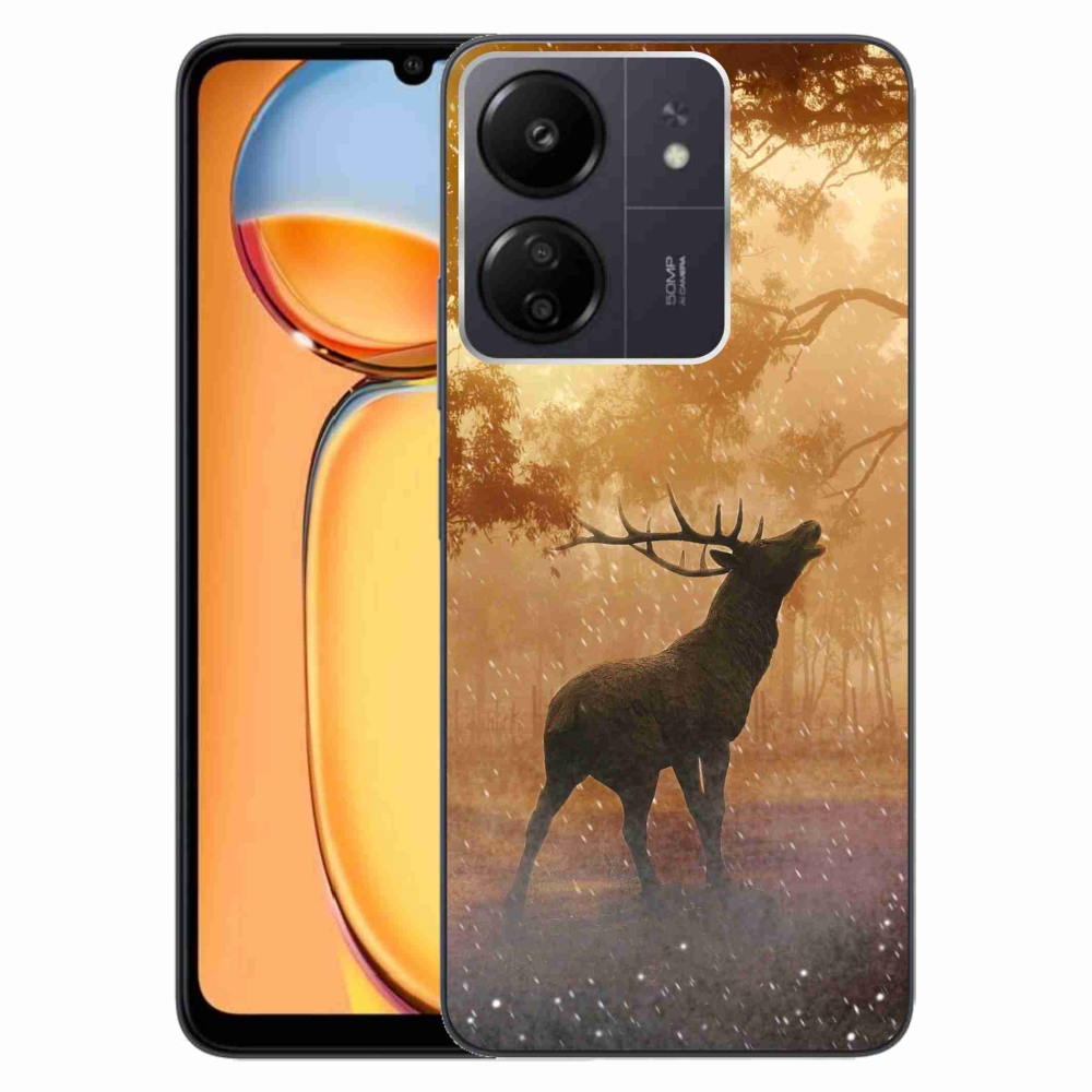 Zselés borítás mmCase a Xiaomi Poco C65/Redmi 13C-hez - szarvas a vadonban