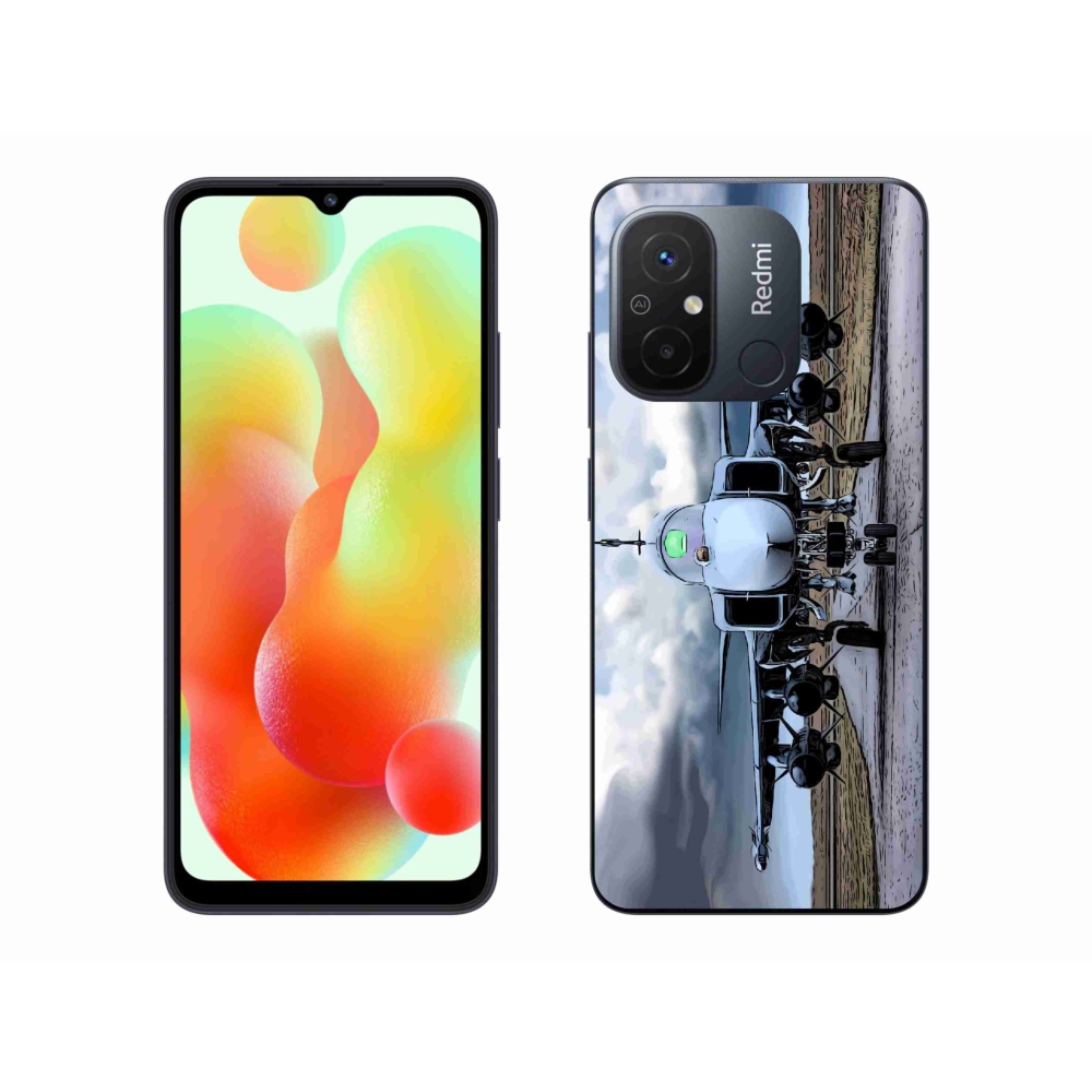 Gél borítás mmCase a Xiaomi Redmi 12C-hez - katonai repülőgépek