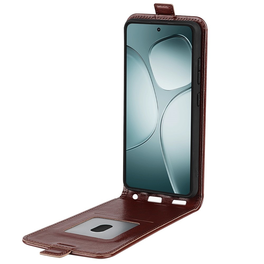 Függőleges könyvtáska Xiaomi 14T-hez - barna