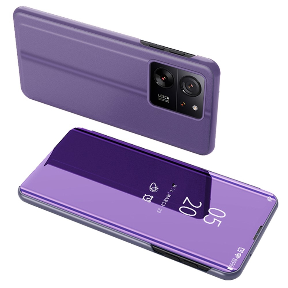 Átlátszó borítás matt előlappal Xiaomi 13T/13T Pro készülékhez - világos lila