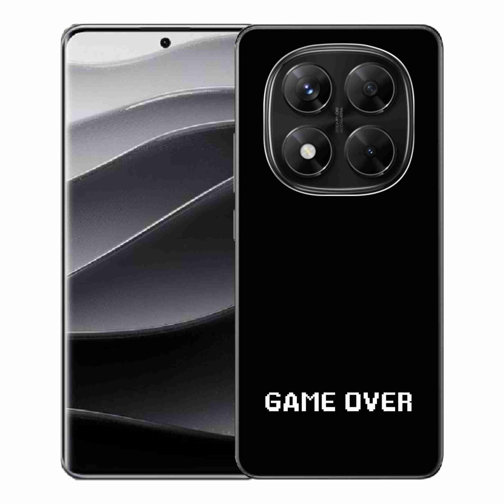 Gél borítás mmCase a Xiaomi Redmi Note 14 Pro 5G/Poco X7 5G számára - játék fekete háttérrel