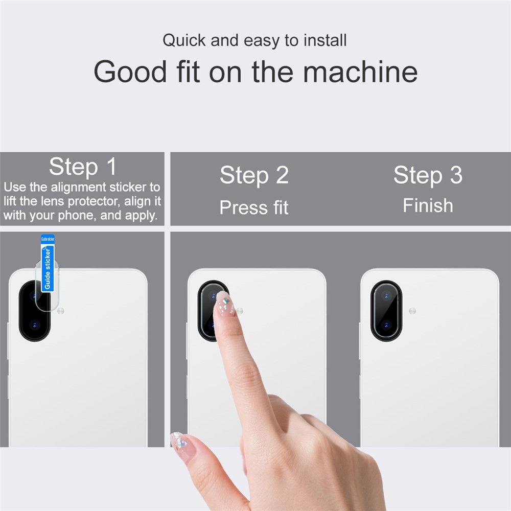 IMK kamera lencse üveg a Samsung Galaxy A07 4G kamerán