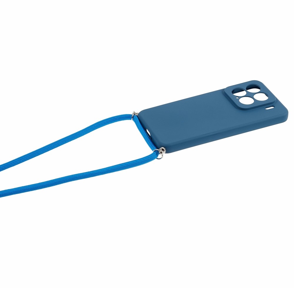 Bélelt zselés tok zsinórral Xiaomi 15-öshöz - kék