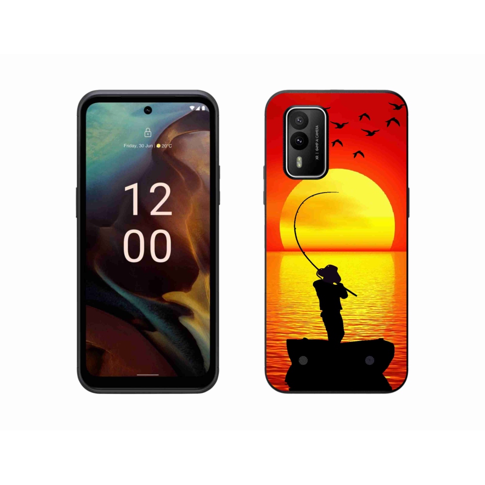 Zselés borítás mmCase a Nokia XR21 készülékhez - horgászat