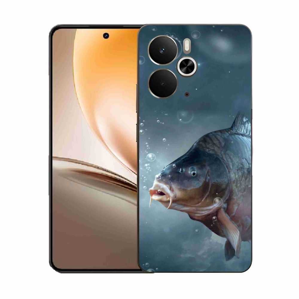 Zselés borítás mmCase a Realme 14 5G/14T 5G készülékhez - ponty és buborékok