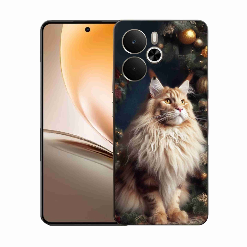 Gél borítás mmCase a Realme 14 5G/14T 5G készülékhez - macska a fánál