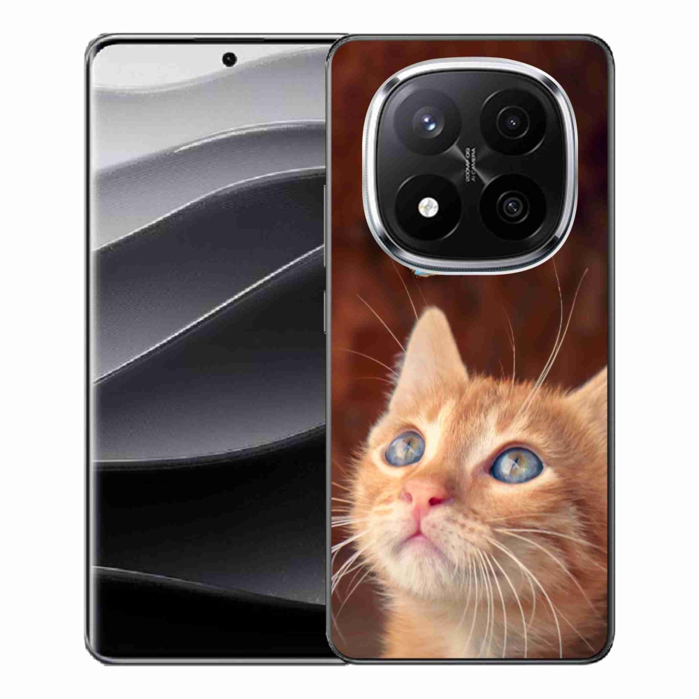 Gél borítás mmCase a Xiaomi Redmi Note 14 Pro+ 5G számára - pillangó és cica