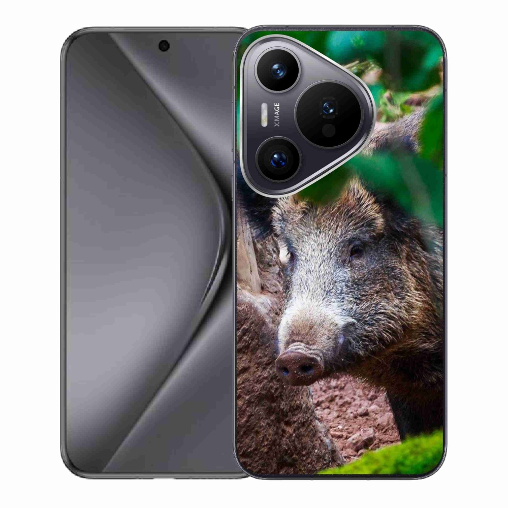 Gél borítás mmCase a Huawei Pura 70 készülékhez - vaddisznó
