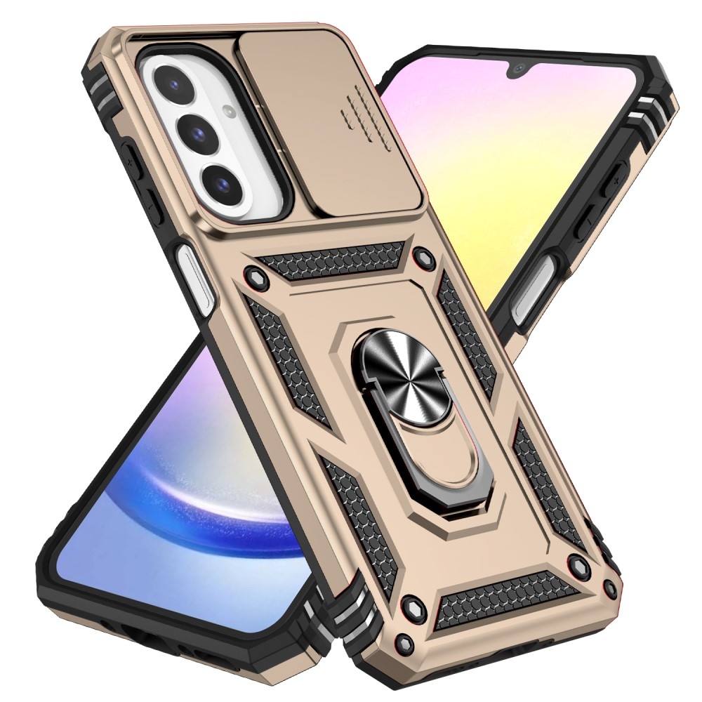 Gyűrűálló borítás Samsung Galaxy A26 5G készülékhez - arany színű