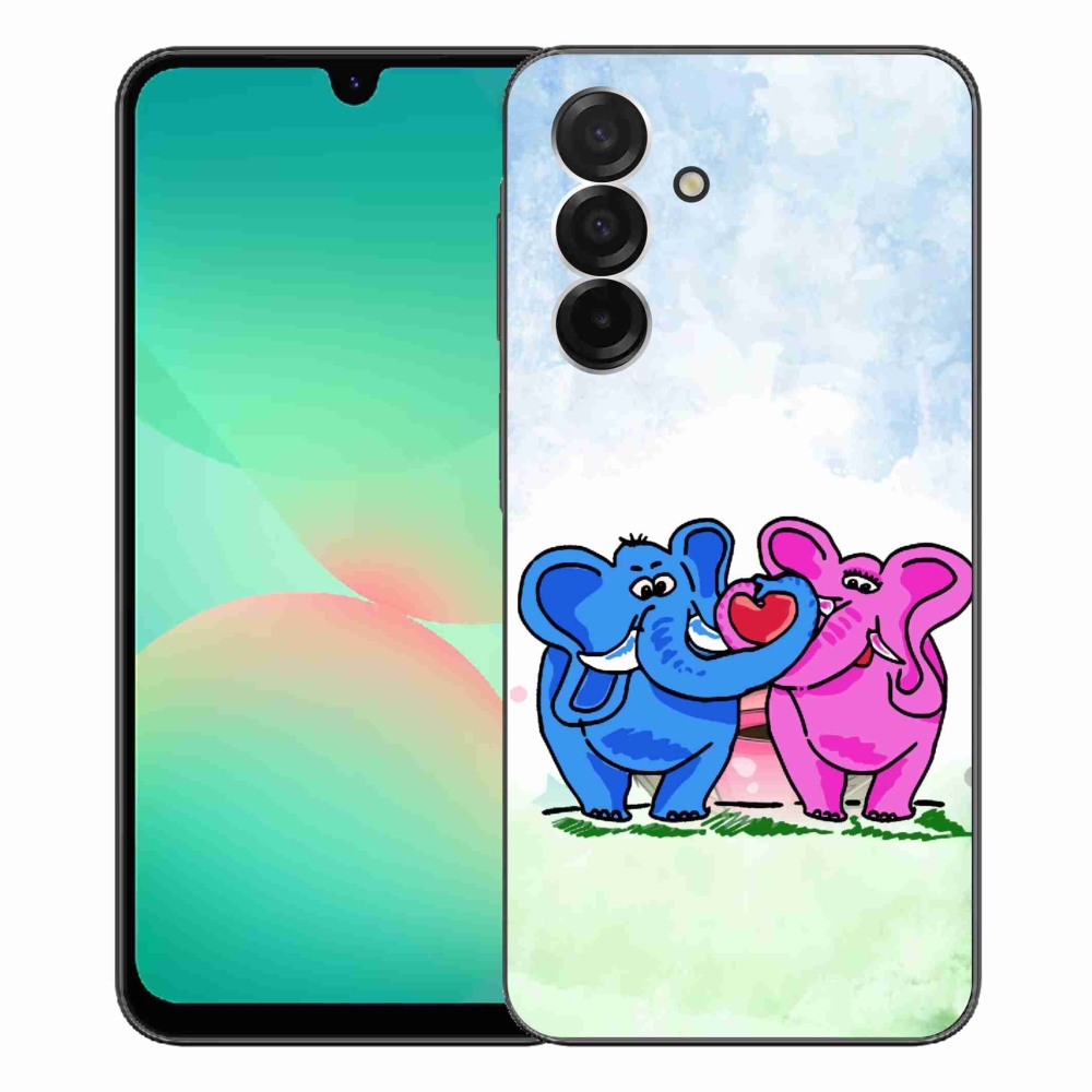 Gél borítás mmCase Samsung Galaxy A26 5G - szerelmes elefántok
