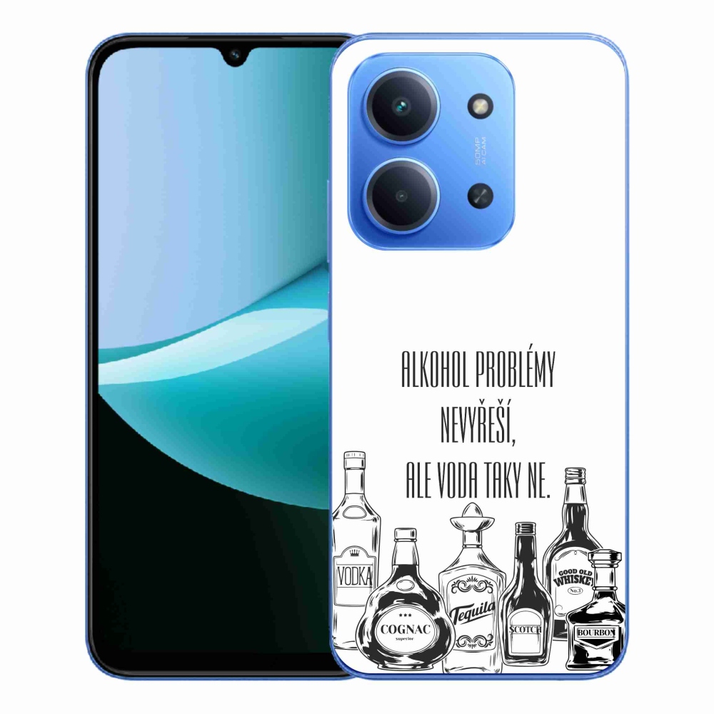 Gél borító mmCase a Xiaomi Redmi 15C 4G/5G (173mm) - vicces szöveg fehér háttérrel