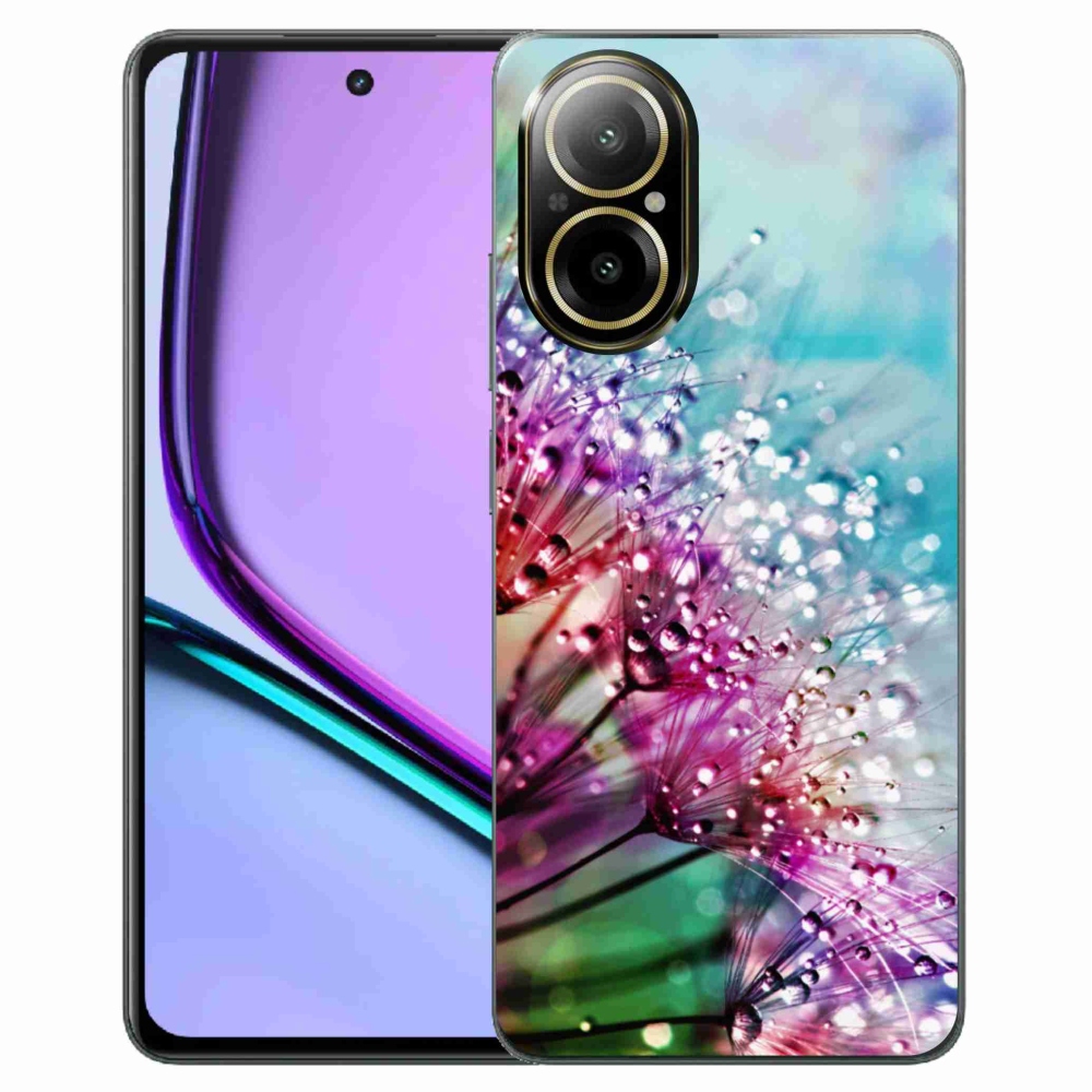 Gél borító mmCase a Realme C67 készülékhez - színes virágok
