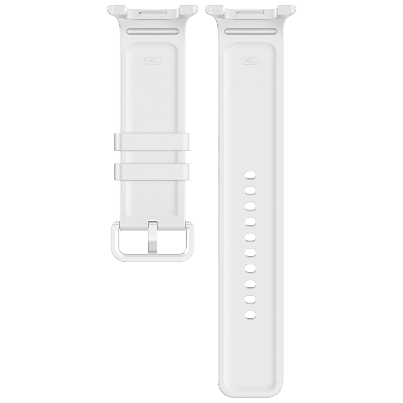 Tactical szilikon karkötő a Samsung Galaxy Watch 8/9-hez, fehér