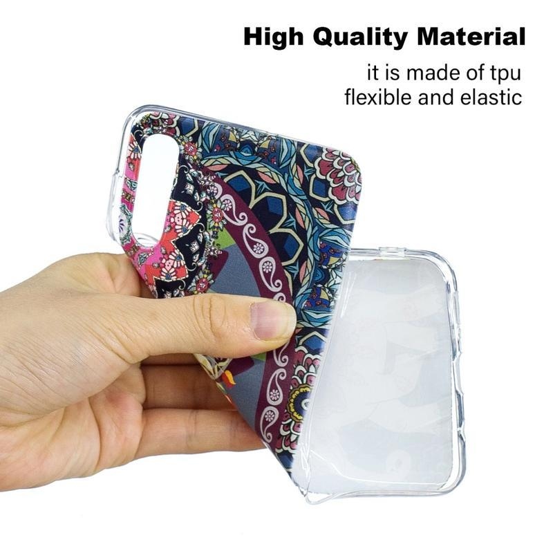 Patt zselés borító Samsung Galaxy A50 / A30s készülékhez - elefánt és páva