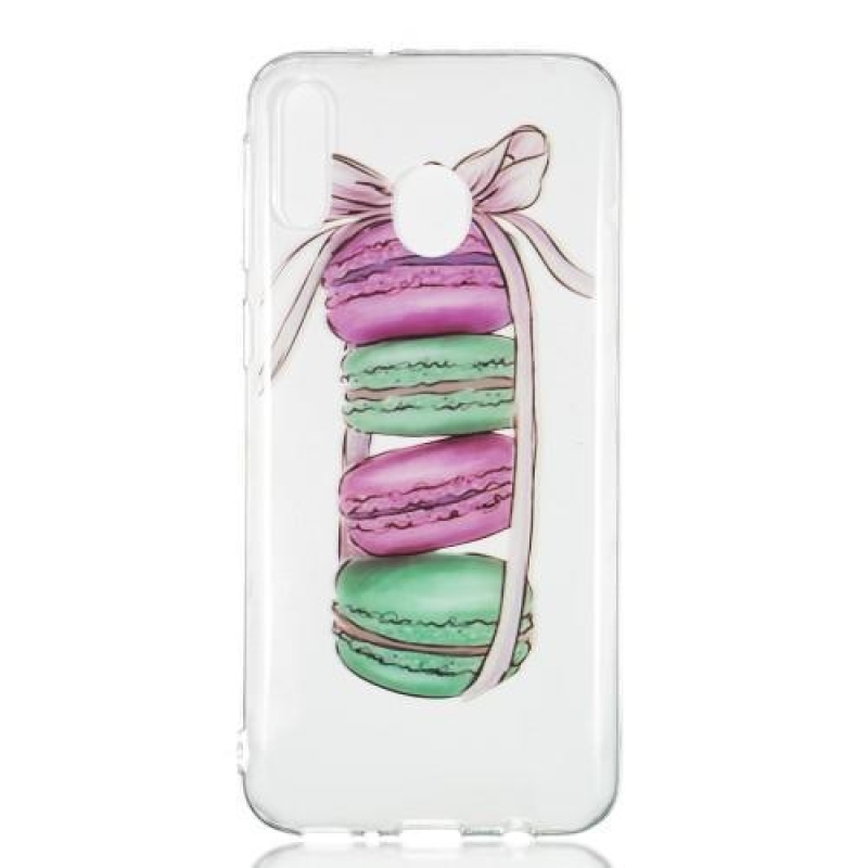 Patt zselés tok Samsung Galaxy M20 készülékhez - macaroons