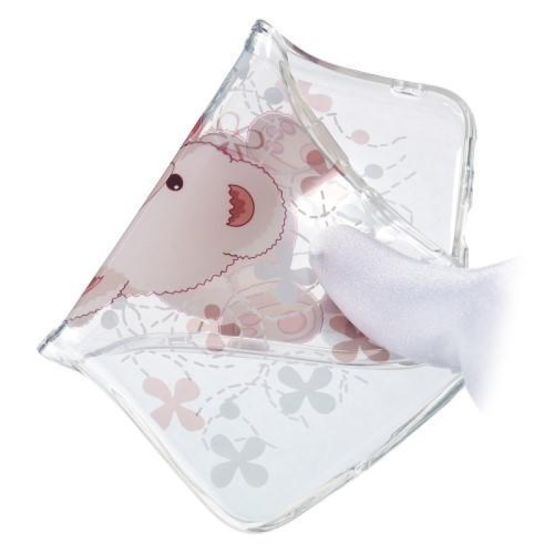 Patt zselés tok Samsung Galaxy M20-hoz - mackó