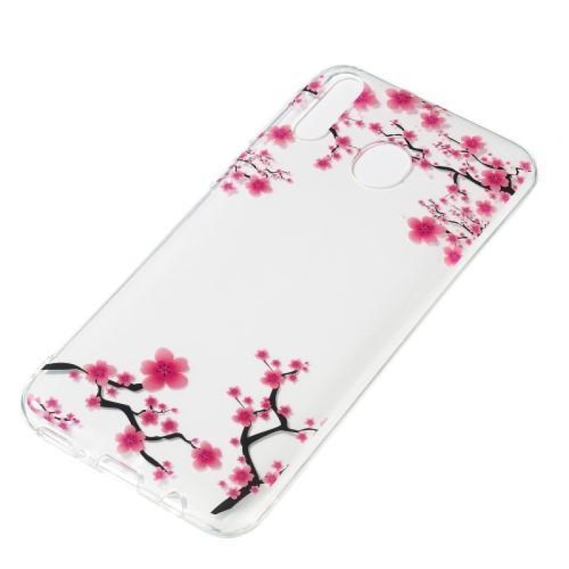 Patt gél tok mobil Samsung Galaxy M20 - élő virágok