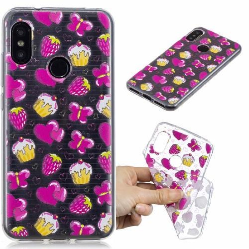 Patt gél tok a Xiaomi Mi A2 Lite-hoz - cupcakes