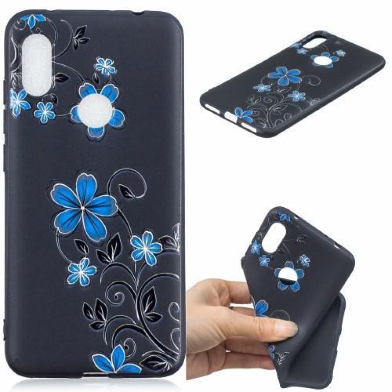 Patt zselés tok Xiaomi Redmi Note 6 Pro - gyönyörű virágok