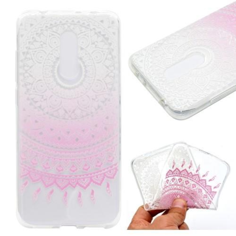 Patt gél tok Xiaomi Redmi 5 - rózsaszín mandala