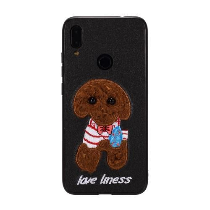 Patt gél tok bőr mintával Xiaomi Redmi Note 7 - kutya no.4