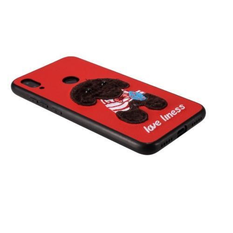 Patt zselés tok bőr mintával Xiaomi Redmi Note 7 - kutya no.5