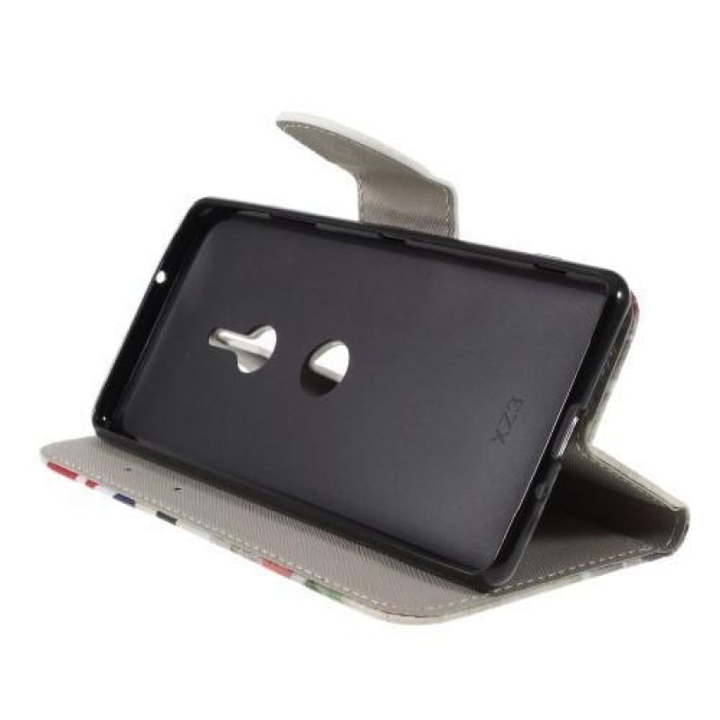 Patt PU bőr pénztárca tok Sony Xperia XZ3-hoz - London