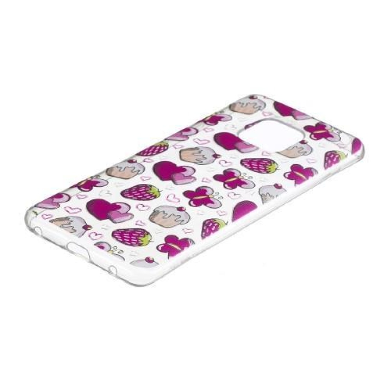 Patt szilikon borítás a Huawei Mate 20 Pro készülékhez - cupcakes
