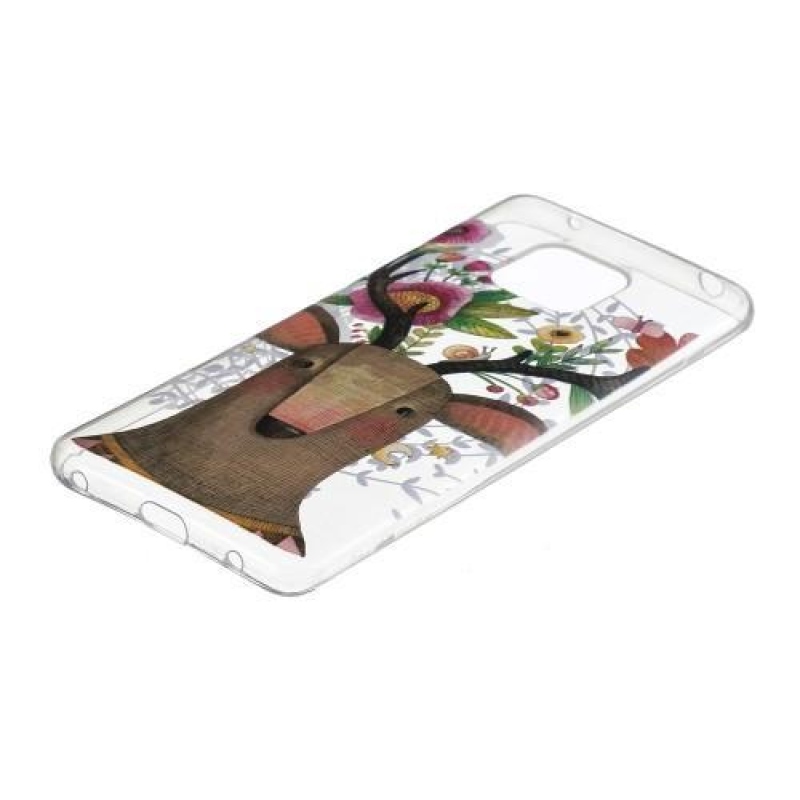 Patt szilikon borítás Huawei Mate 20 Pro készülékhez - szarvas