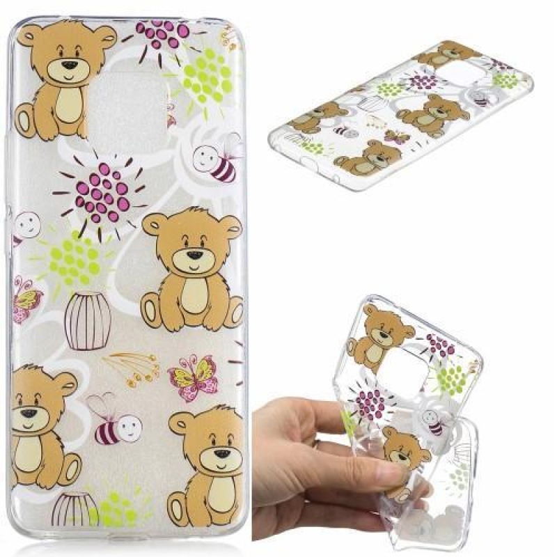 Patt szilikon borítás a Huawei Mate 20 Pro mobilhoz - mackókkal