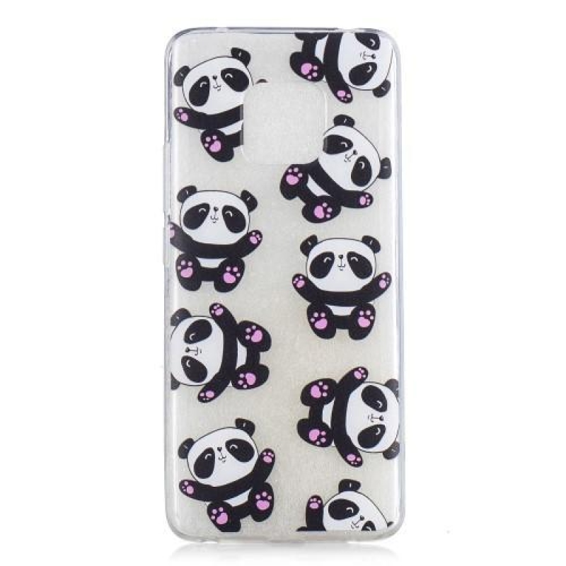 Patt szilikon borítás a Huawei Mate 20 Pro mobilhoz - pandák