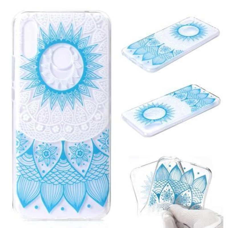 Patt szilikon tok Huawei Nova 3 - kék mandala