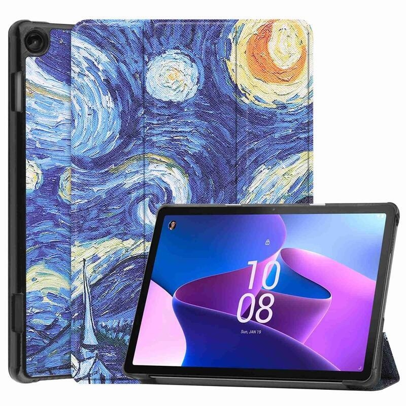 Patte intelligens pozicionáló tok Lenovo Tab M10 (3.Gen) - olajfestmény