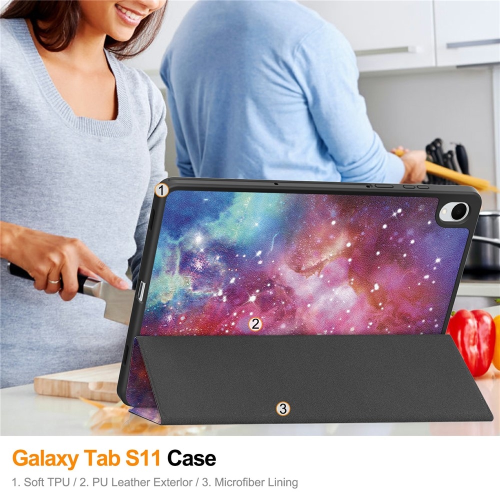 Patte intelligens záró tok Samsung Galaxy Tab S11 készülékhez - univerzum