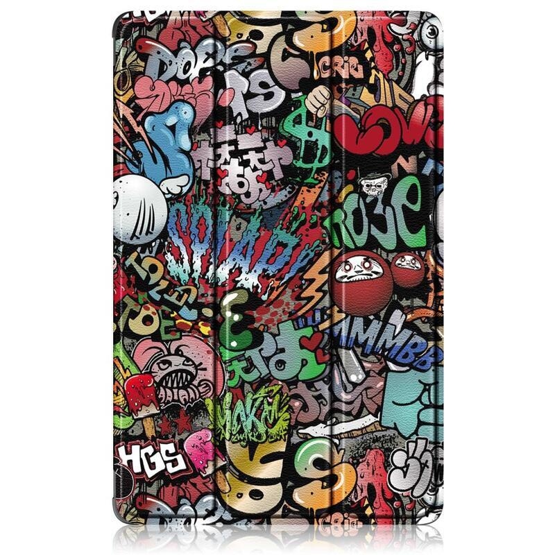 Patte intelligens záró tok Xiaomi Redmi Pad 10.6 tablethez - graffiti