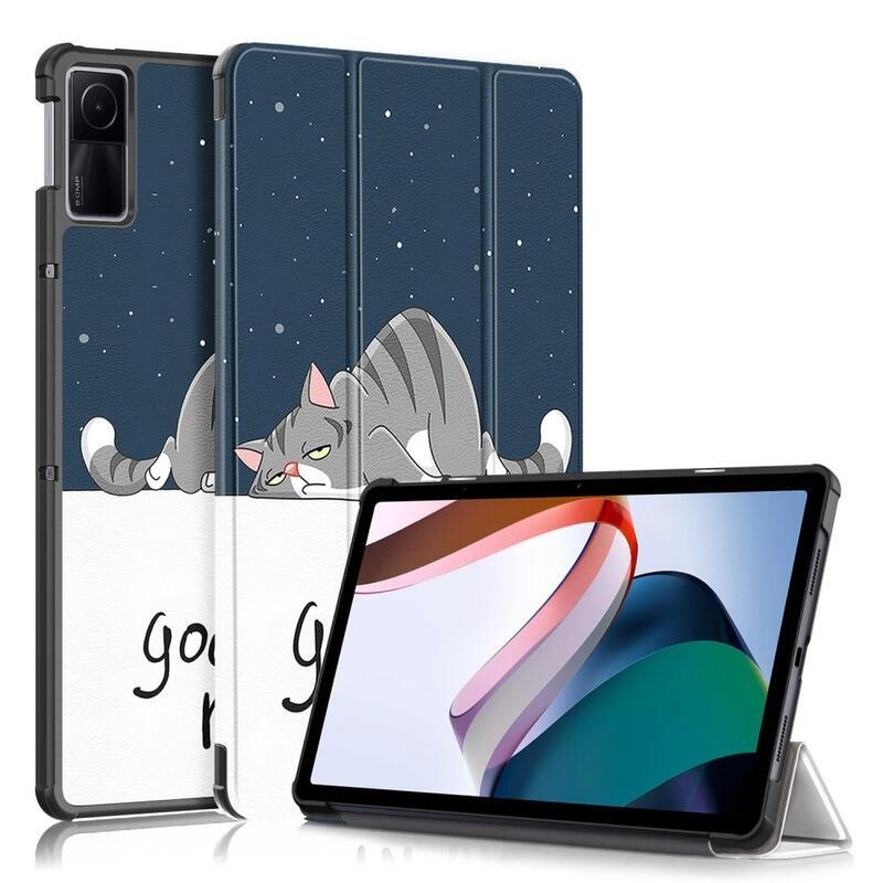 Patte intelligens záró tok Xiaomi Redmi Pad 10.6 tablethez - macska