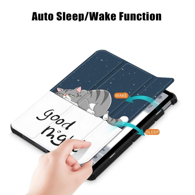 Patte intelligens záró tok Xiaomi Redmi Pad 10.6 tablethez - macska