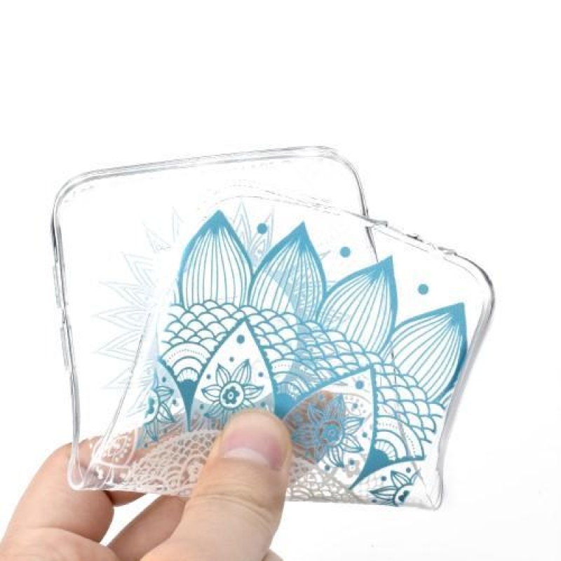 Zselés tok Samsung Galaxy J6 Plus készülékhez - kék mandala