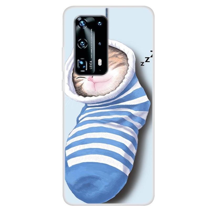 Patte gél tok a Huawei P40 Pro-hoz - zokni