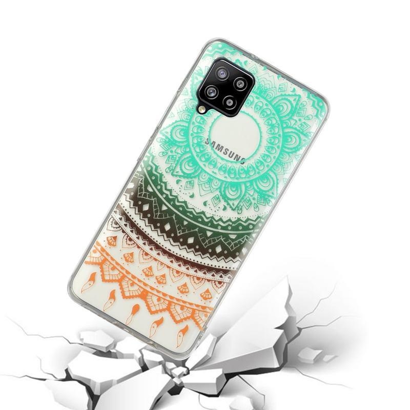 Zselés tok mobiltelefonra Samsung Galaxy A12/M12 - színes mandala