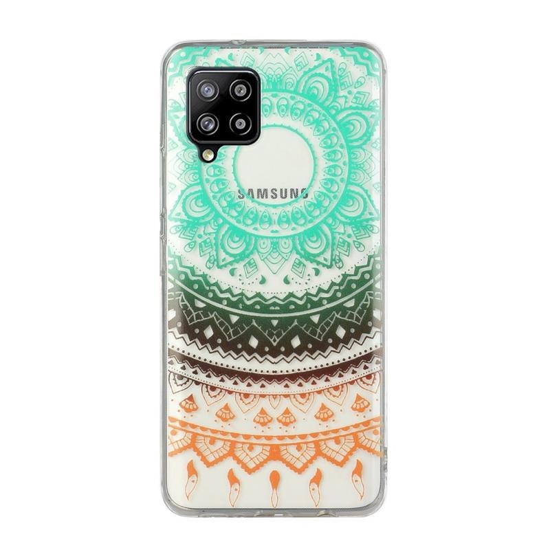 Zselés tok mobiltelefonra Samsung Galaxy A12/M12 - színes mandala