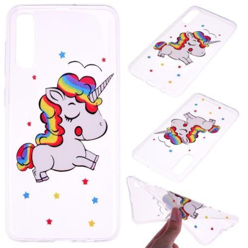 Zselés tok Samsung Galaxy A50 / A30s készülékhez - egyszarvú